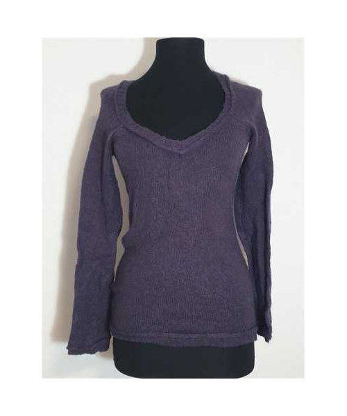 Pulover de dama cu decolteu MNG Basics