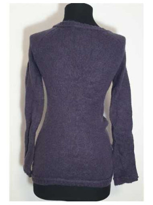 Pulover de dama cu decolteu MNG Basics 2