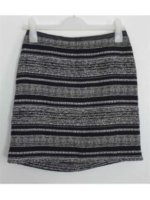 Fusta scurta cu dungi albe Koton