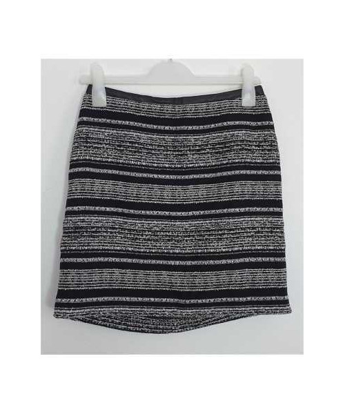 Fusta scurta cu dungi albe Koton