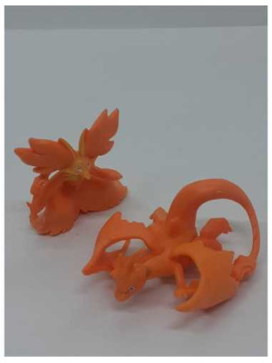 Set 2 figurine din plastic pentru copii dragoni 2