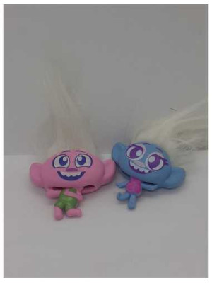 Set doua mini figurine din plastic trolls