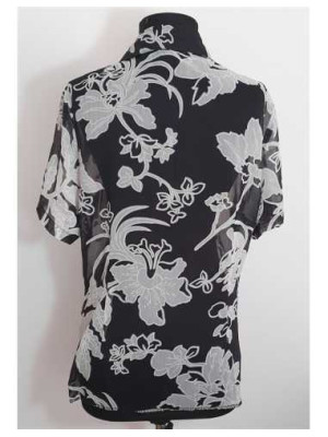 Camasa vaporoasa dama cu imprimeu floral DIYUSI 2