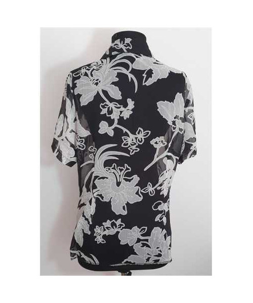 Camasa vaporoasa dama cu imprimeu floral DIYUSI