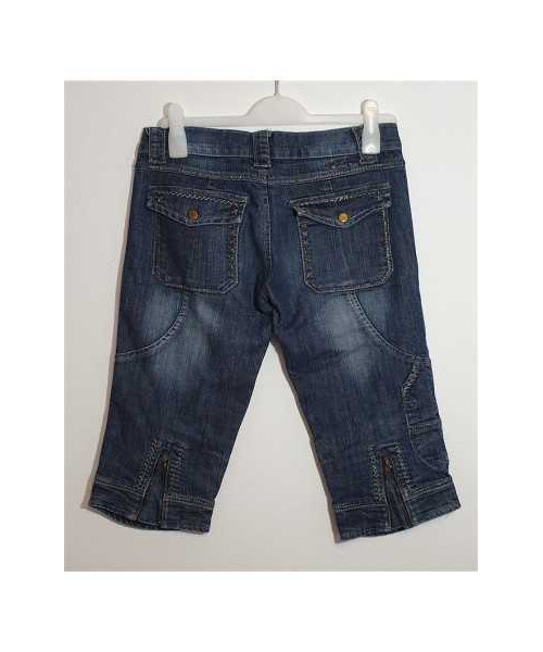 Pantaloni Jeans trei sferturi cu buzunare