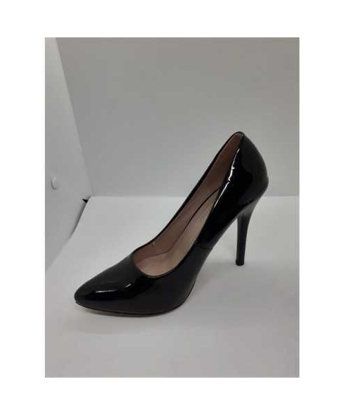 Pantofi dama cu toc lacuiti Carolie marime 37