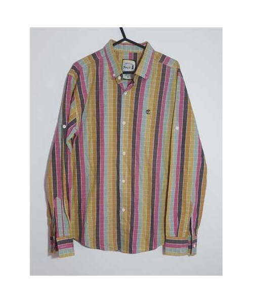 Camasa pentru barbati cu carouri multicolore True Color