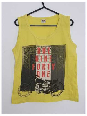 Maieu galben pentru copii cu imprimeu multicolor Ayhan Bebe