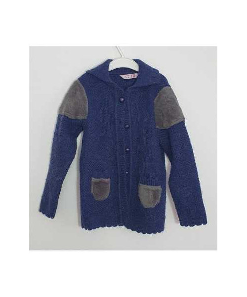 Pulover pentru fetite cu buzunare Golforme