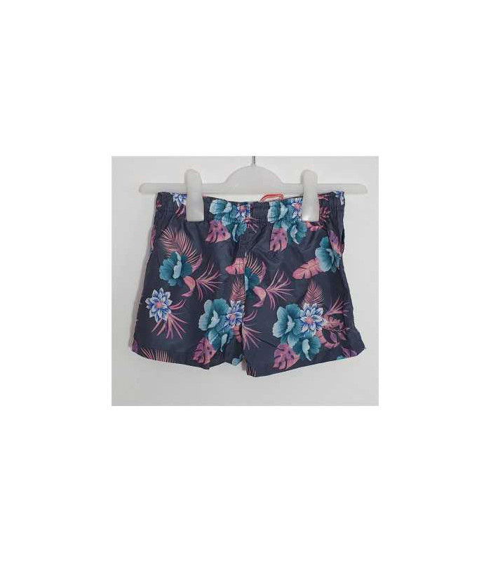 Pantaloni scurti cu motive florale multicolore K&D