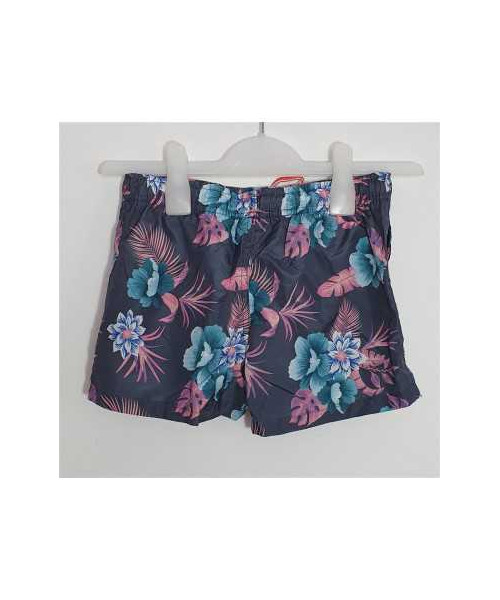 Pantaloni scurti cu motive florale multicolore K&D