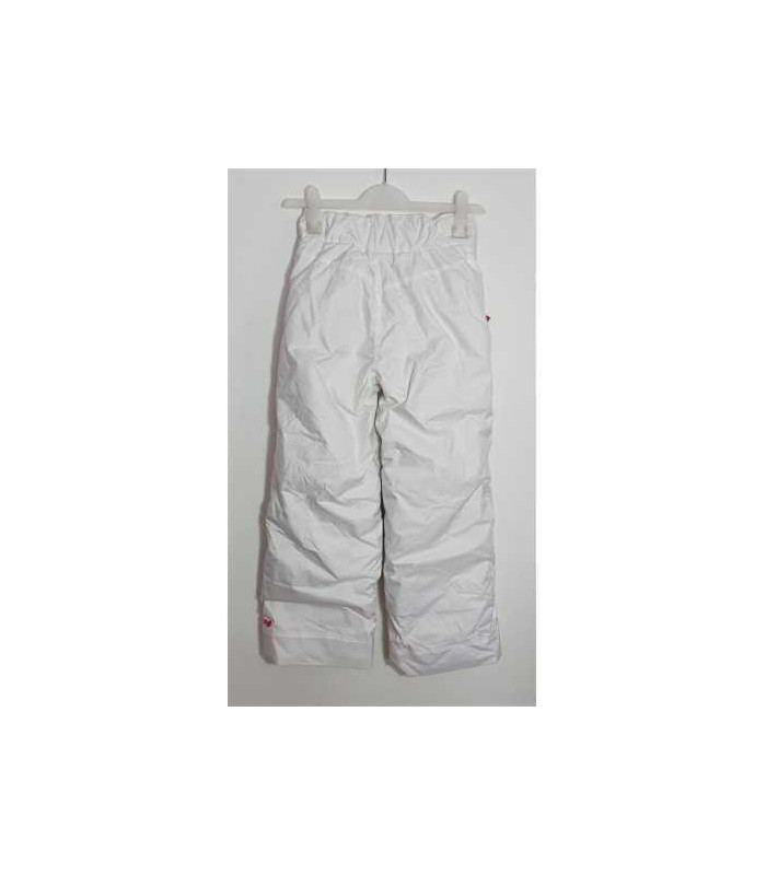 Pantaloni albi de ski cu buzunare Decathlon