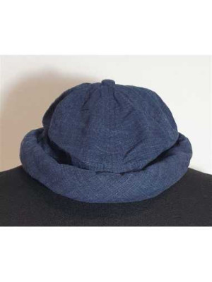 Basca pentru vara copii culoare albastru