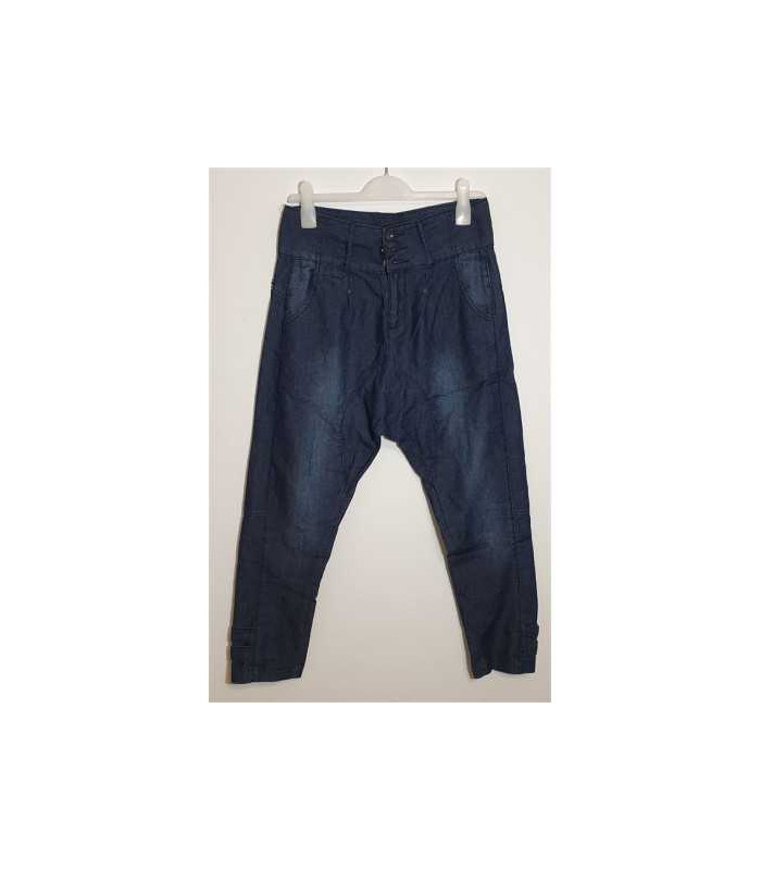 Pantaloni bleumarin pentru vara dama