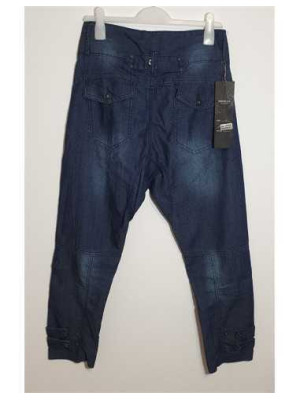 Pantaloni bleumarin pentru vara dama 2