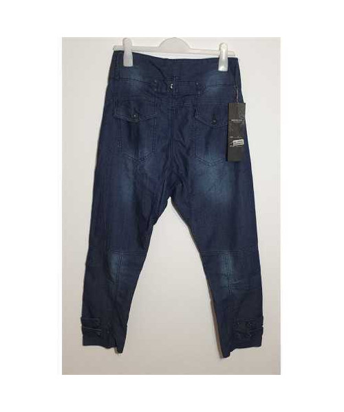 Pantaloni bleumarin pentru vara dama