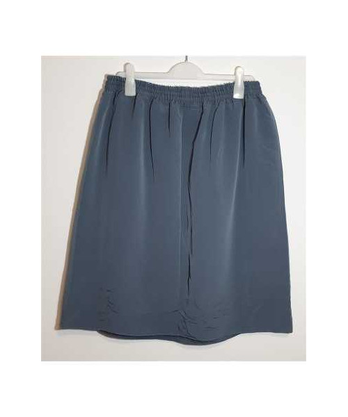 Fusta de dama cu buzunare la spate si talie elastica