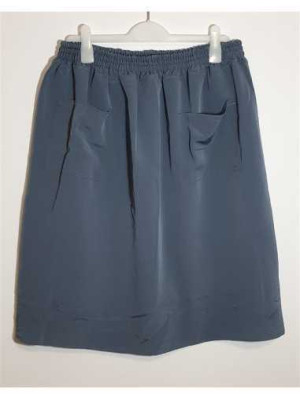 Fusta de dama cu buzunare la spate si talie elastica 2