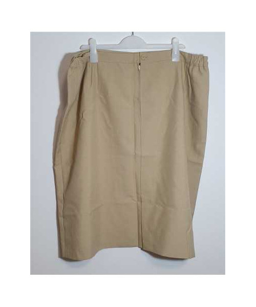 Fusta dama pentru primavara culoare bej