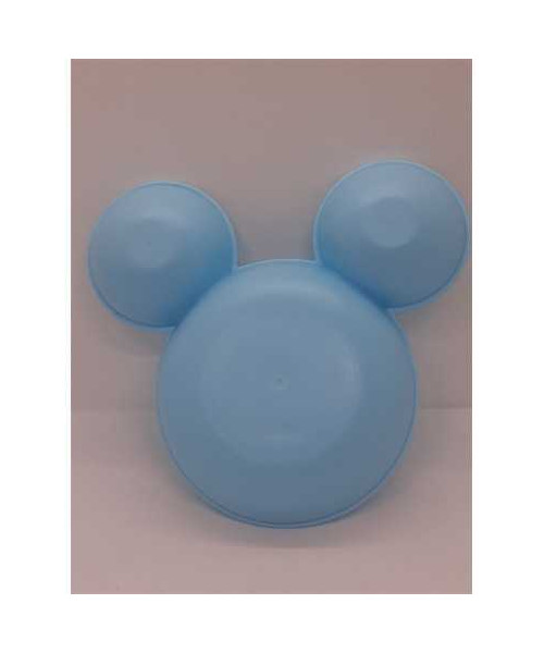 Castron din plastic pentru bebelusi model Mickey Albastru