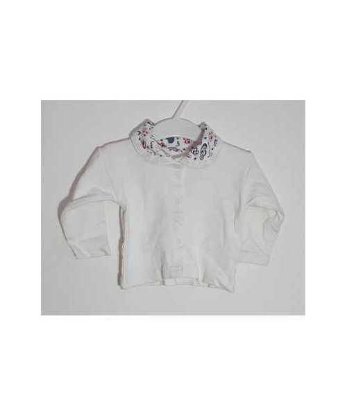 Bluza de pijama pentru fetite cu nasturei