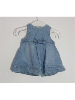 Rochita de blugi pentru fetite cu nasturi la spate TEX