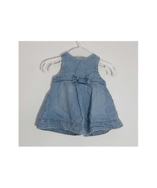 Rochita de blugi pentru fetite cu nasturi la spate TEX