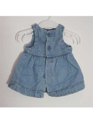 Rochita de blugi pentru fetite cu nasturi la spate TEX 2