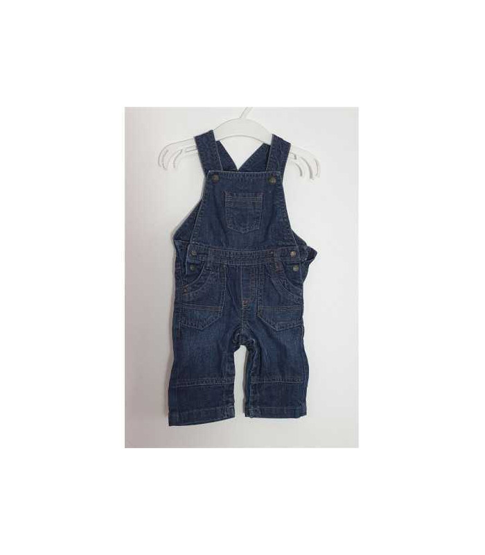 Salopeta de blugi pentru copii cu bretele reglabile Okaidi