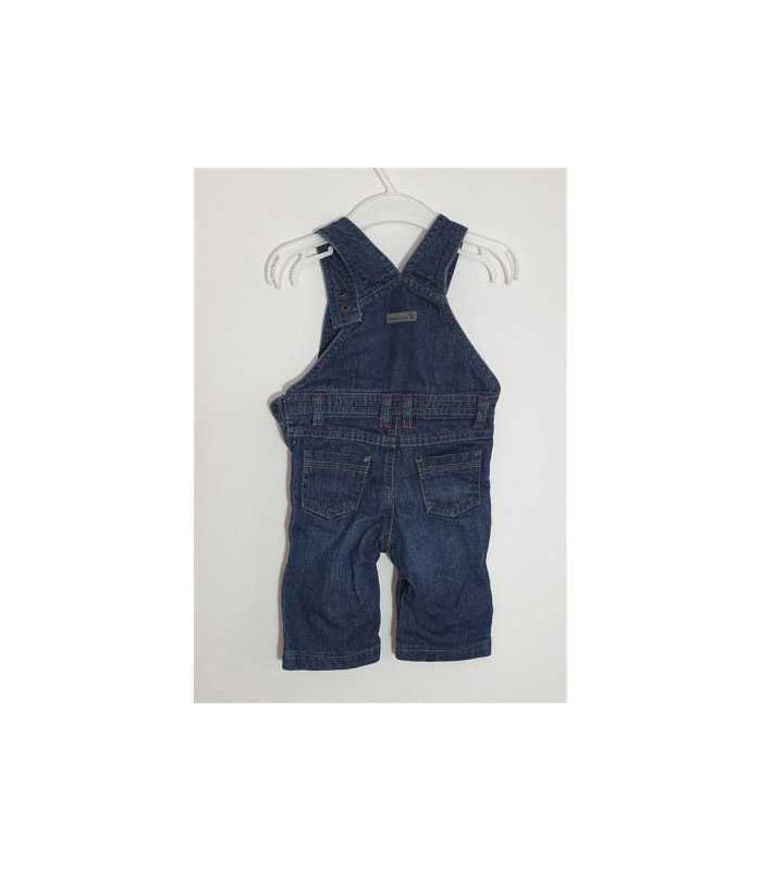 Salopeta de blugi pentru copii cu bretele reglabile Okaidi