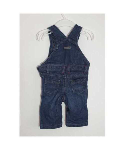 Salopeta de blugi pentru copii cu bretele reglabile Okaidi