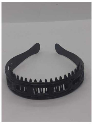 Bentita lata cu tepi din plastic culoare negru