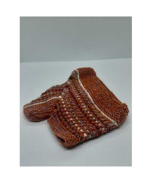 Cipici crosetati pentru fetite cu fir argintiu