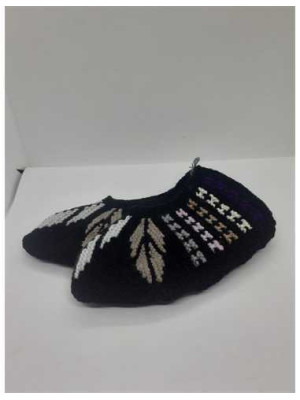 Cipici crosetati pentru casa copii cu model