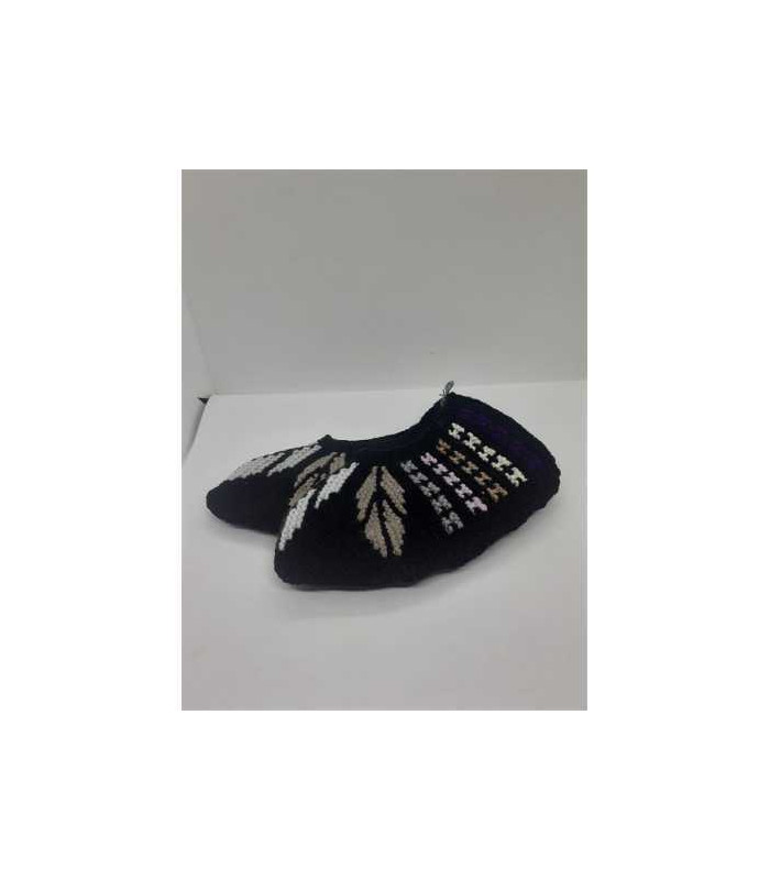 Cipici crosetati pentru casa copii cu model