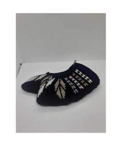 Cipici crosetati pentru casa copii cu model