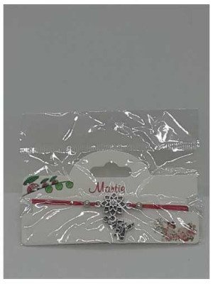 Martisor tip bratara cu floare si cosar