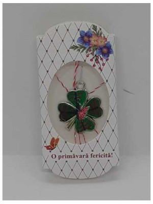 Martisor model trifoi cu 4 foi