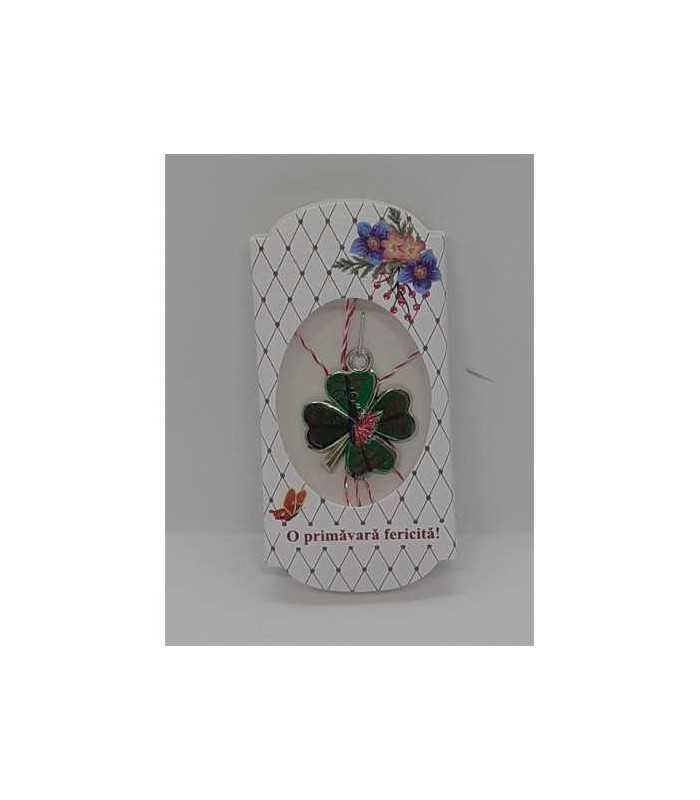 Martisor model trifoi cu 4 foi