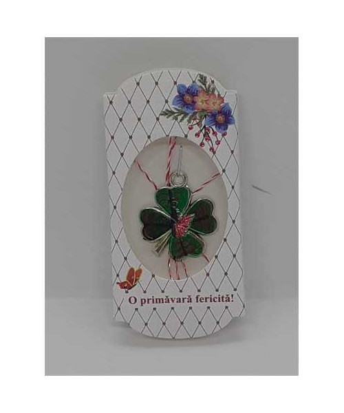 Martisor model trifoi cu 4 foi