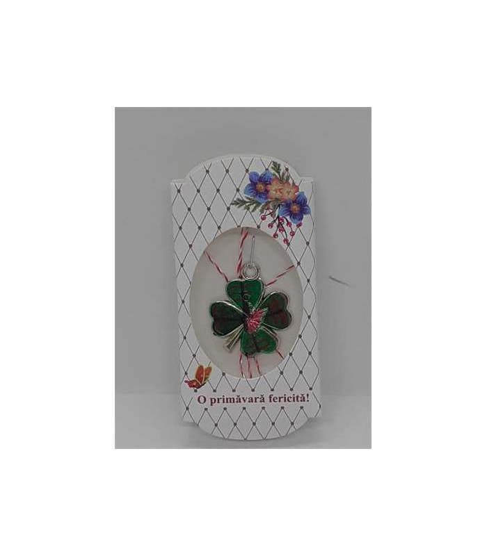 Martisor model trifoi cu 4 foi