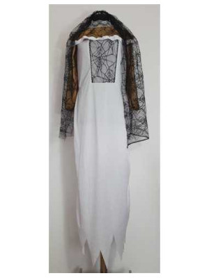 Rochita dama cu voal negru Halloween