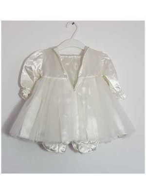 Set doua piese pentru botez rochita si pantaloni 2