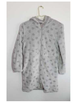 Halat pufos cu fermoar pentru fetite Destination