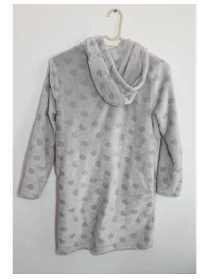 Halat pufos cu fermoar pentru fetite Destination 2