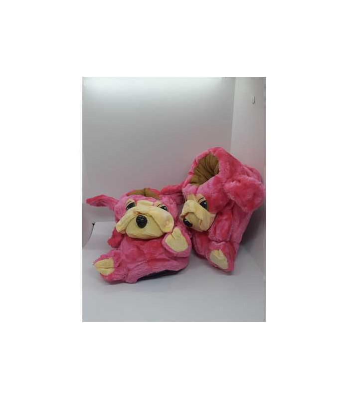 Botosi de casa pentru fetite model catelus roz marime 35-36