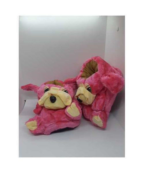 Botosi de casa pentru fetite model catelus roz marime 35-36