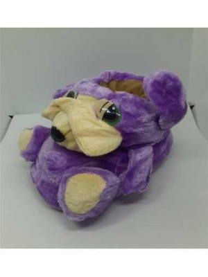 Botosi de casa pentru fetite model catelus mov marime 35-36 2