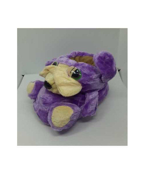 Botosi de casa pentru fetite model catelus mov marime 35-36