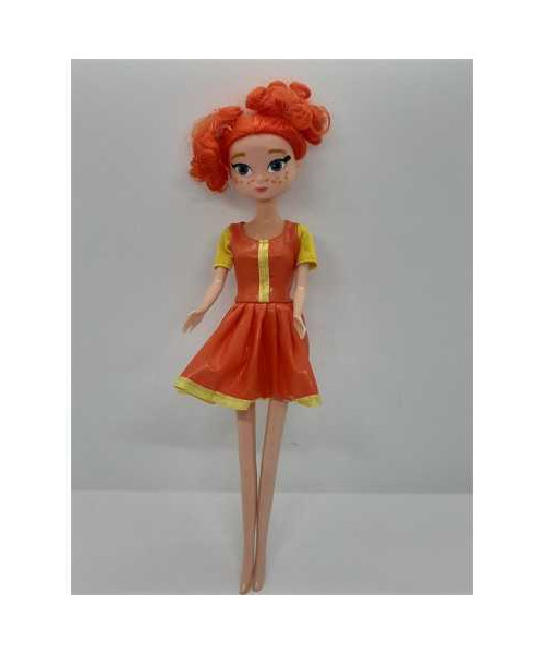 Papusa cu parul portocaliu 29 cm